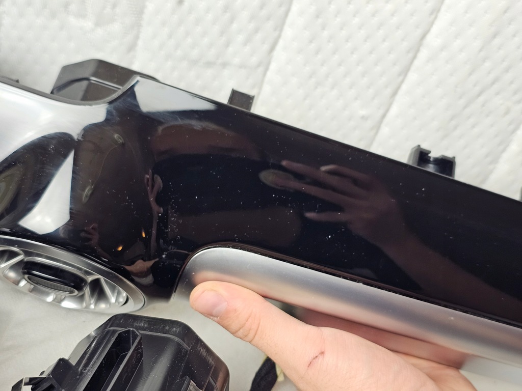 фото №10, Молдинг dekor защита консоли w панель решётка обдув mercedes glb x247 led