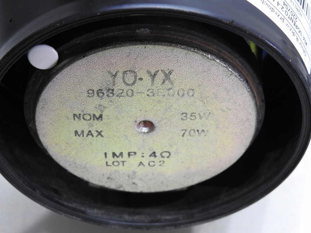 фото №9, Динамик передний перед kia sorento i 96320-3e000