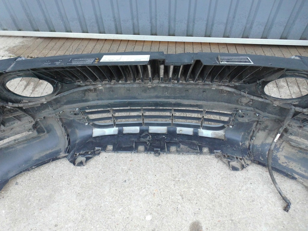 фото №12, Бампер передній решітка радіатора омивачі pdc skoda yeti 5l 2009-2013r зелений оригінал