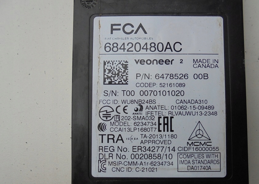 фото №2, Jeep compass ii датчик мертвого pola радар датчик модуль