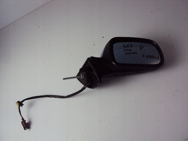 фото №1, Зеркало правое peugeot 407 6 pin