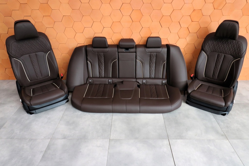 Bmw 5' g30 lci салон сиденья комфорт вентиляция nappa mokka 56 km !!! Недорого