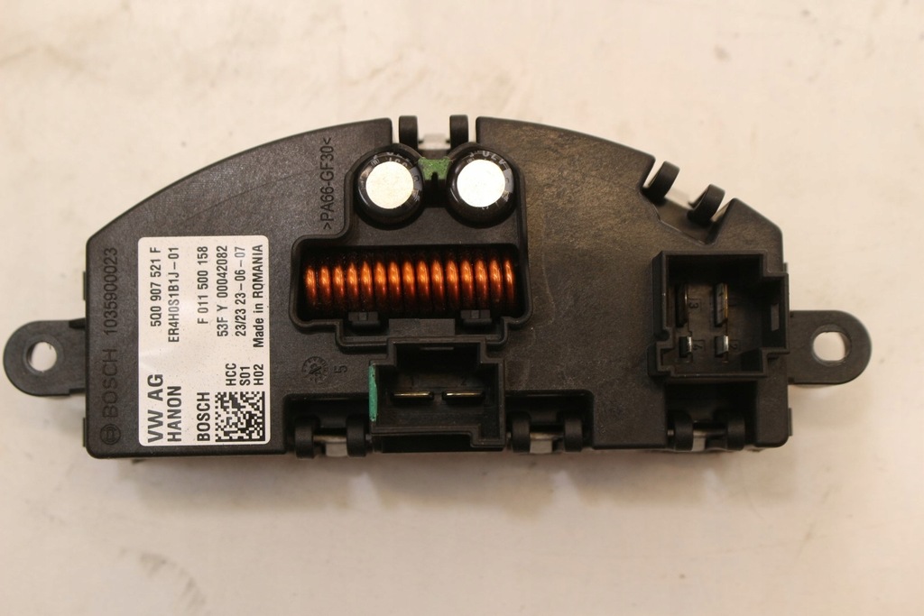 фото №4, Резистор резистор вентилятор 5q0907521f vw up lift e-up 23r.