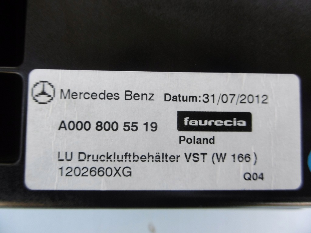 фото №6, Бак помпа замка центрального mercedes w166