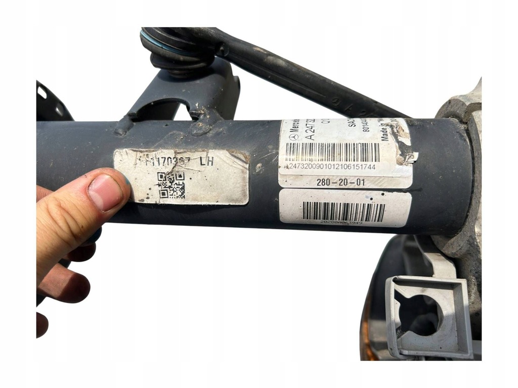 фото №8, Mercedes glb x247 амортизаторна стійка лівий поворотний кулак амортизатор cdi