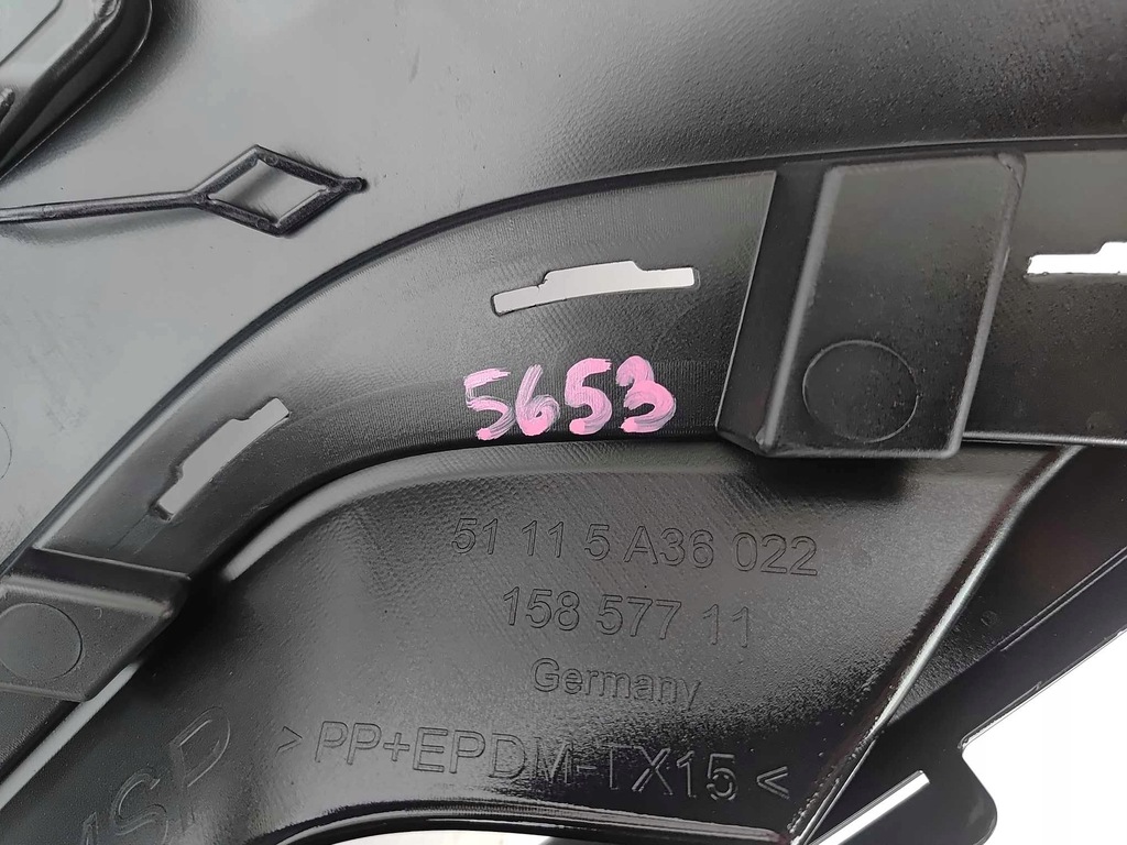 фото №11, Bmw 5 g60 g61 молдинг накладка бампера перед m набор nowa оригинальный номер 5653