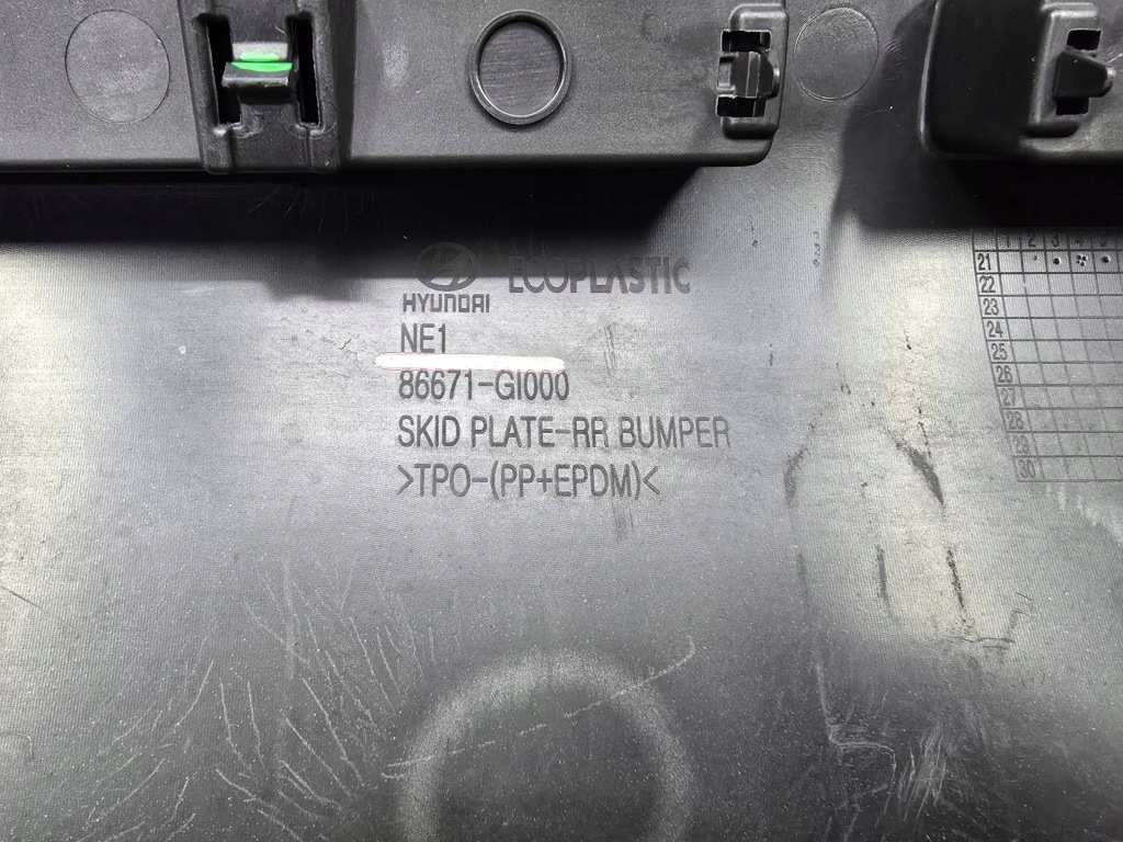 фото №8, Спойлер накладка диффузор бампера заднего do hyundai ioniq 5 v 21- задняя