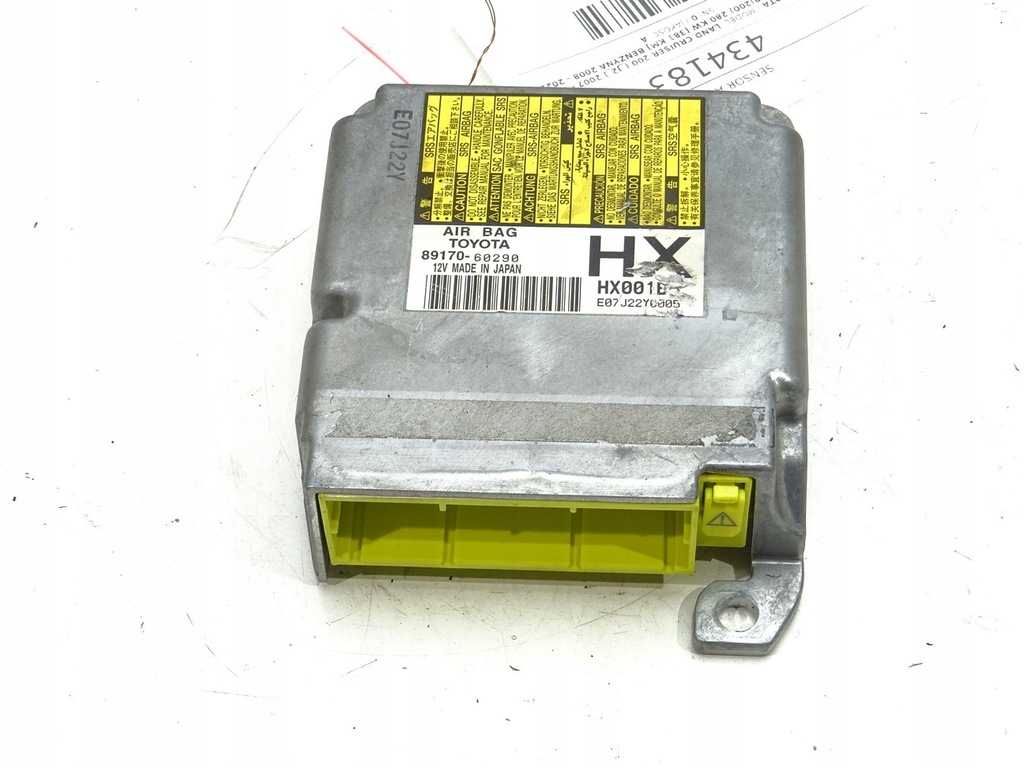 фото №1, Датчик подушка безпеки toyota land cruiser 200 89170-60290