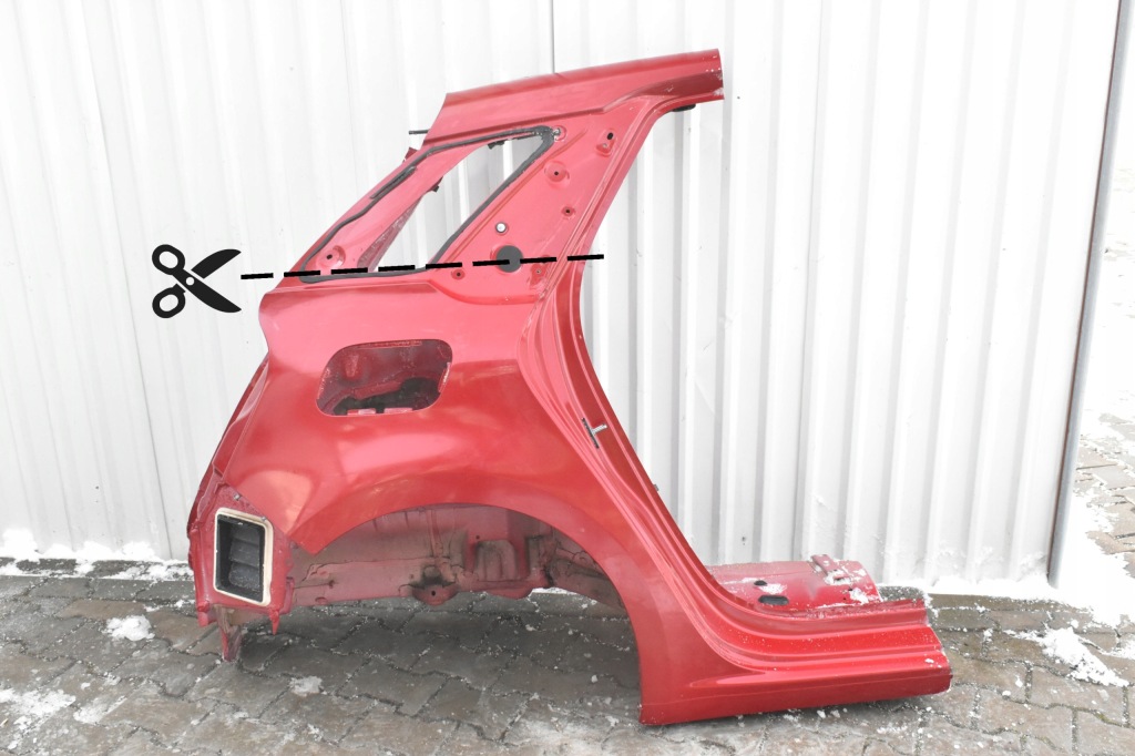 фото №1, Крила правий задня поріг блок двигуна citroen c4 spacetourer epy