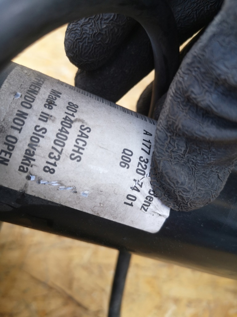 фото №10, Mercedes a-klasa w177 амортизаторна стійка поворотний кулак правий перед a1773207401 1.3 aut