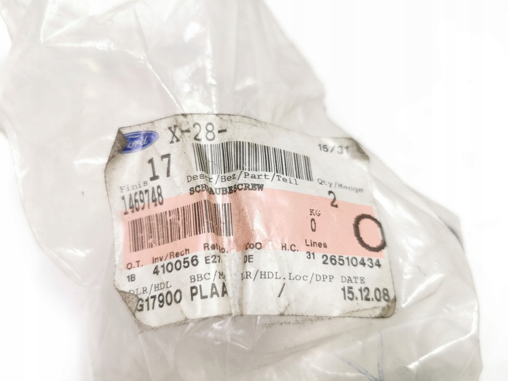 фото №6, Болт, termostat/obud. i cz.towarzyszące ford galaxy 1994-2000 vx 1469748