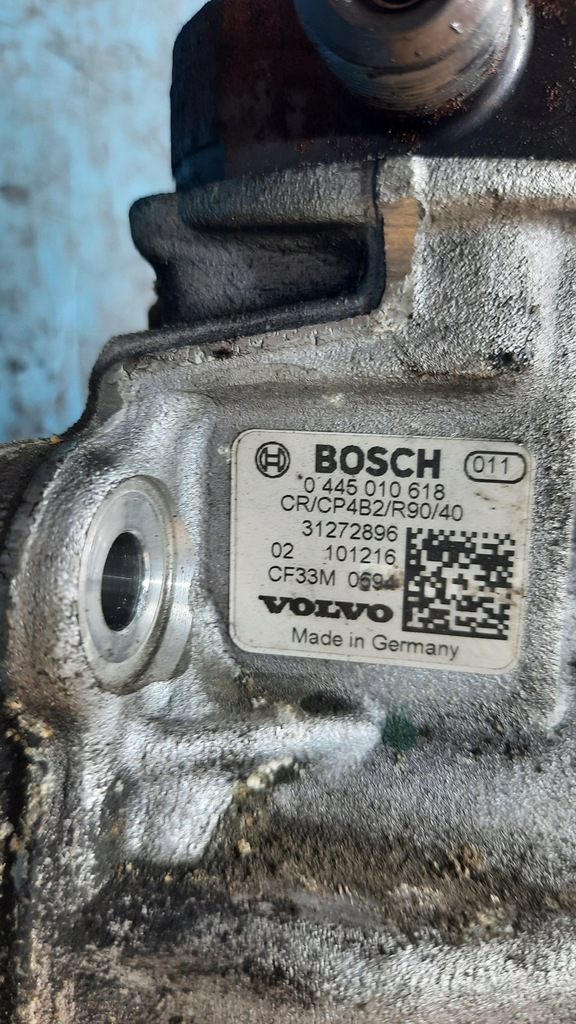 фото №5, Насос упорскування 0445010618 31272896 volvo s60 v60