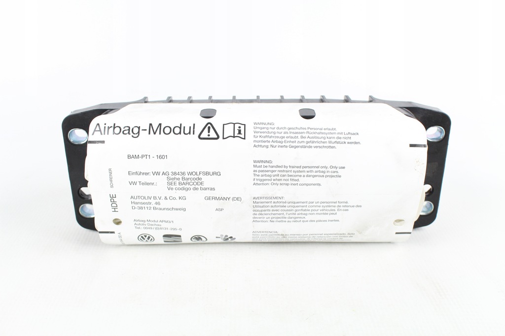 фото №8, Подушка пасажира vw tiguan i 5n 1q0880204 07-16