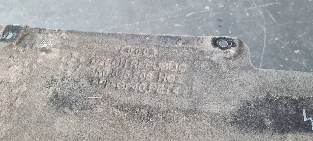 фото №13, A6 c8 4k защита плита подвеска przeciwbłotowa правая 4k0825208m a7 4k