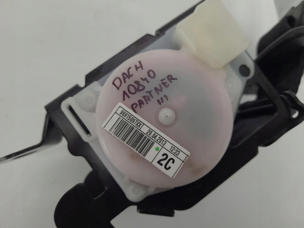 Ремінь безпеки даховий peugeot partner iii 08-18 96815097xx Зі Шроту