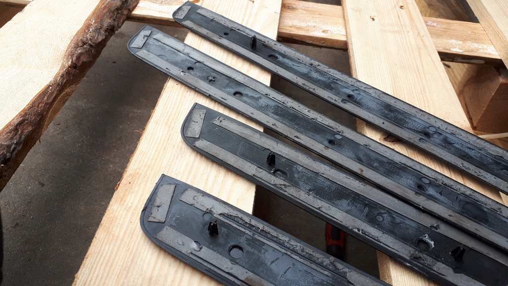 фото №15, S4 b8 lift накладки пороговые sline накладки na пороги