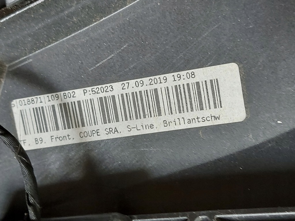 фото №14, Audi a5 бампер перед kompletny s-line 2019 rok ly9b