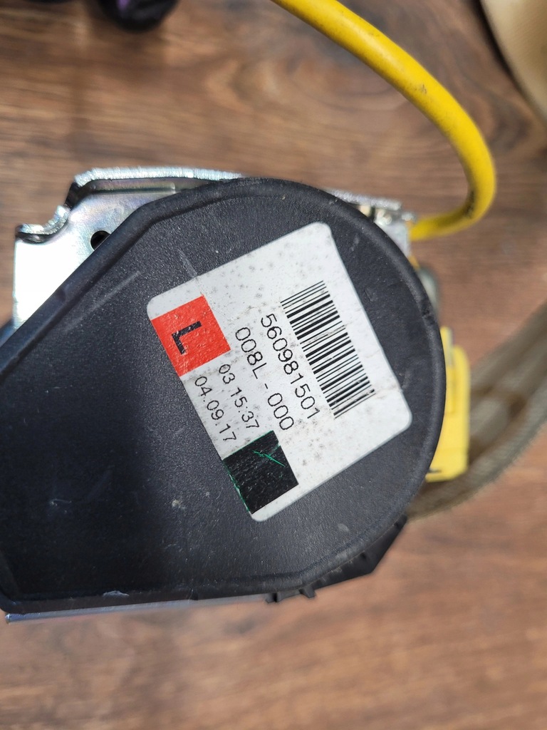 фото №5, Pas безопасности левый vw touareg 7l0857705e