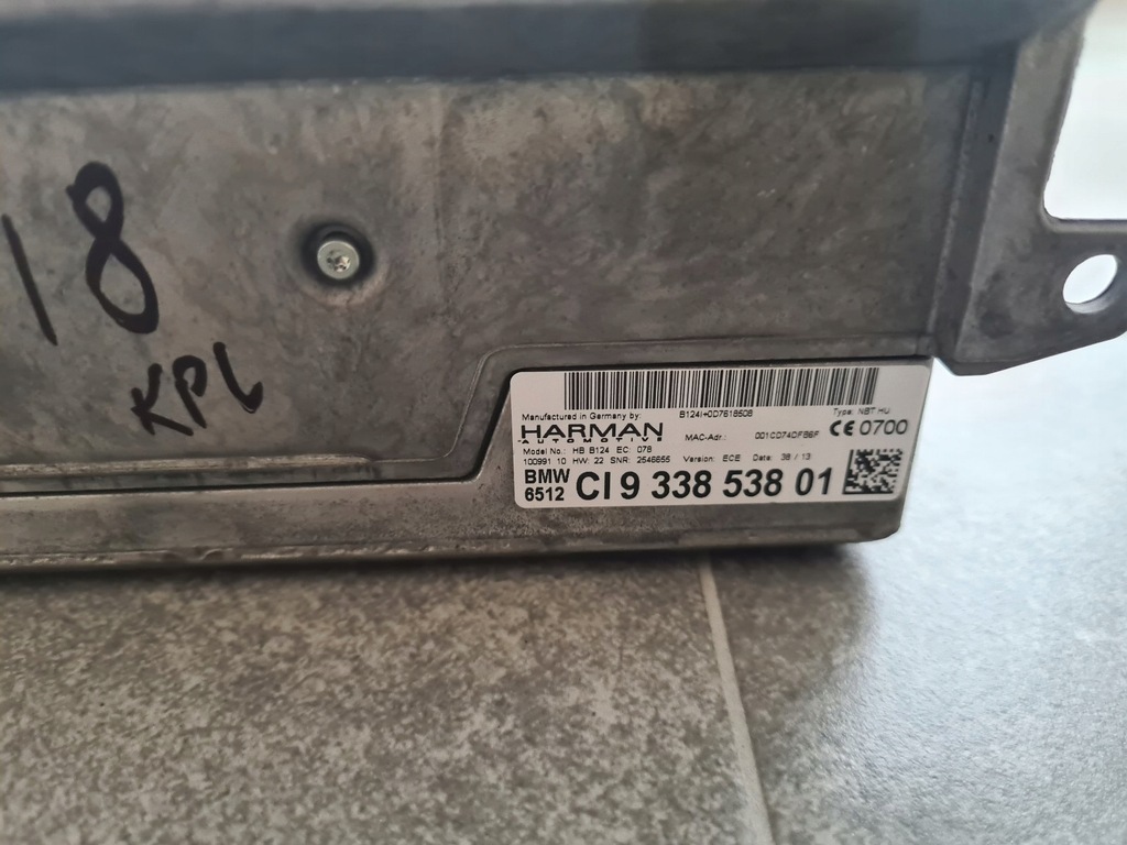 фото №10, Bmw i8 монітор navi idrive комплект 9338538 9309532 9332285