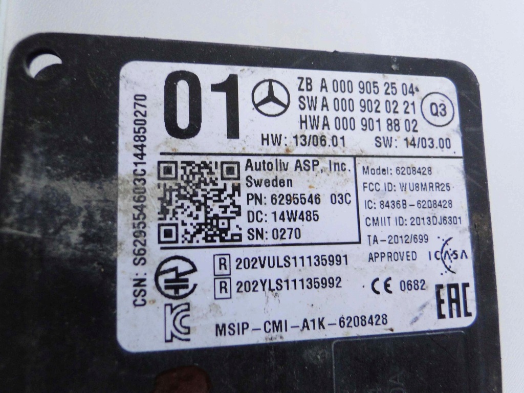 фото №2, Mercedes cls 218 радар асистент mp bsa задній