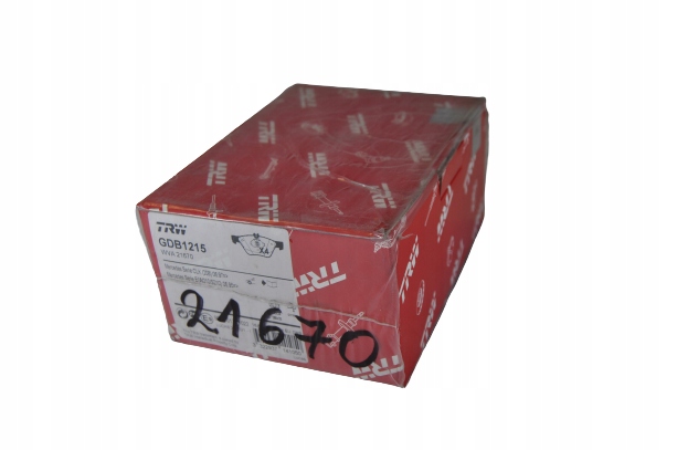 фото №9, Гальмівні колодки ham. db p. w210 95- trw gdb1215