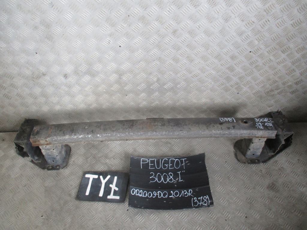 фото №1, Балка бампера задняя peugeot 3008 i 09-13 r.