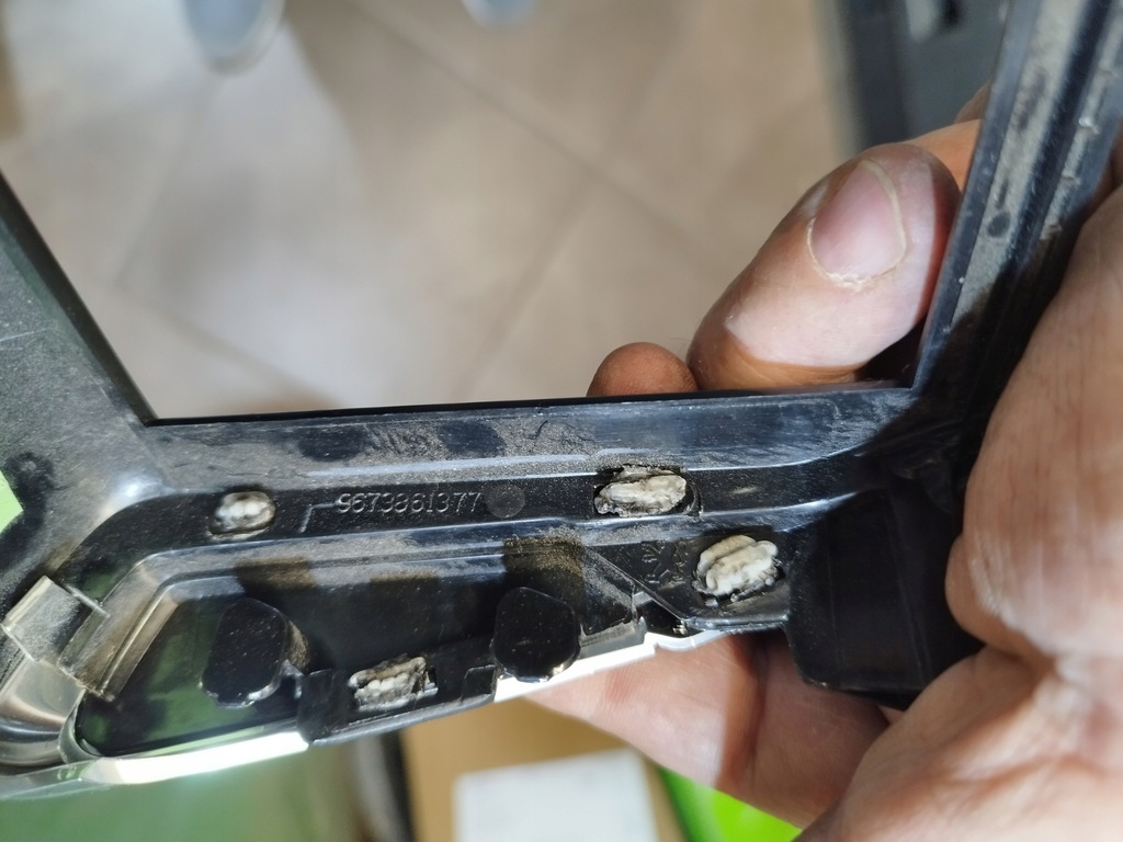 фото №5, Рамка панель радіо навігації peugeot 208 2008 i оригінал 9673861377