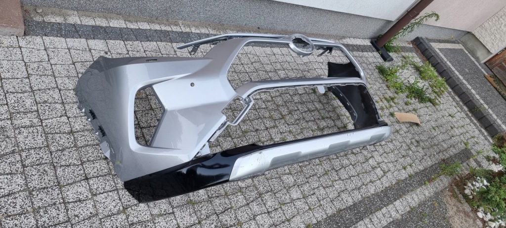 фото №6, Toyota rav4 v 19- бампер передний перед спойлер pdc омыватель