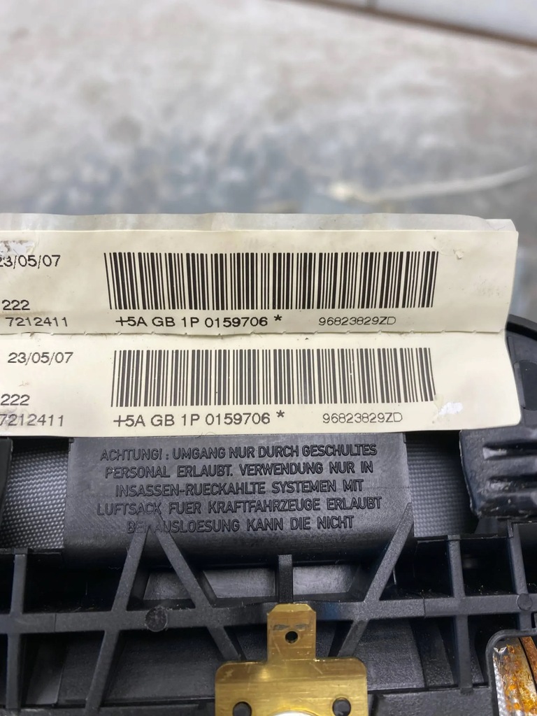 фото №6, Citroen c4 i 3d комплект подушек подушка безопасности водителя pas шторка безопасности