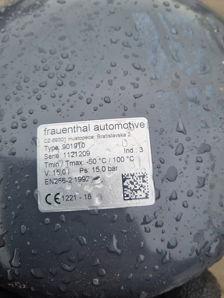 фото №5, Бак балон повітря 15l renault midlum dxi volvo fl