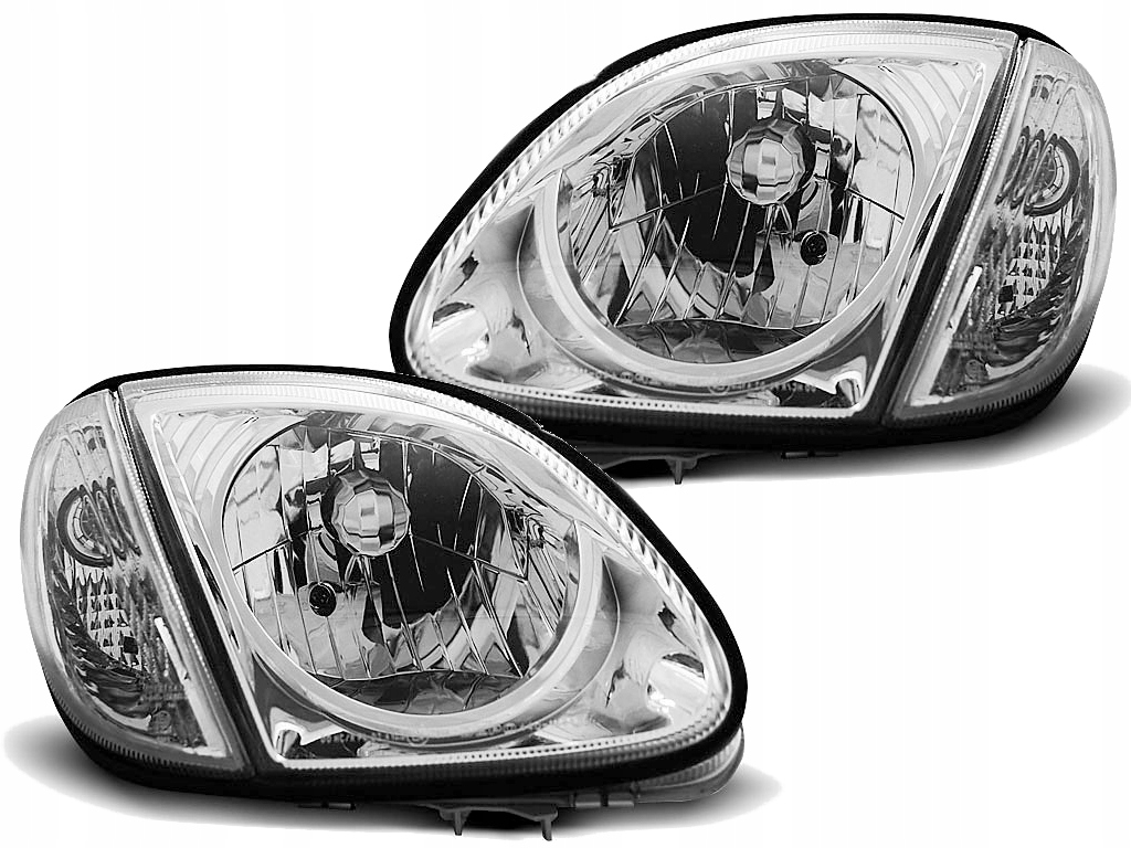 фото №1, Лампы + поворотники do mercedes r170 slk od 1996 do 2004 roku depo хром