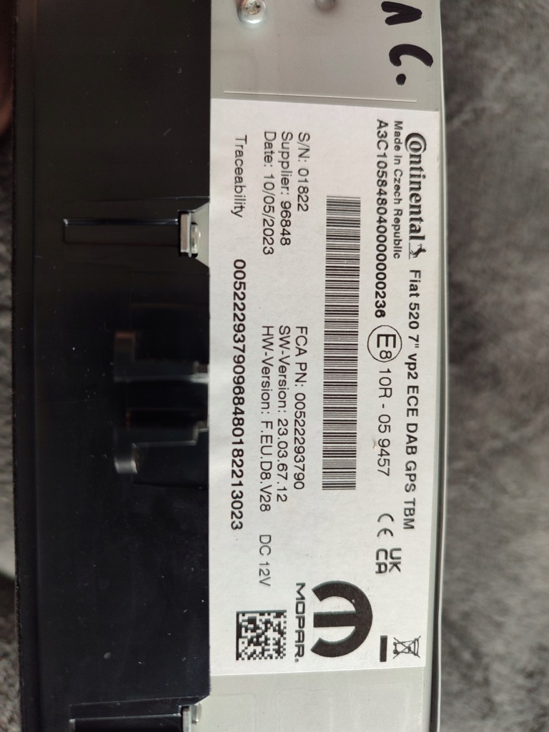 фото №4, Радио jeep renegade fiat 520 7" vp2 52229379