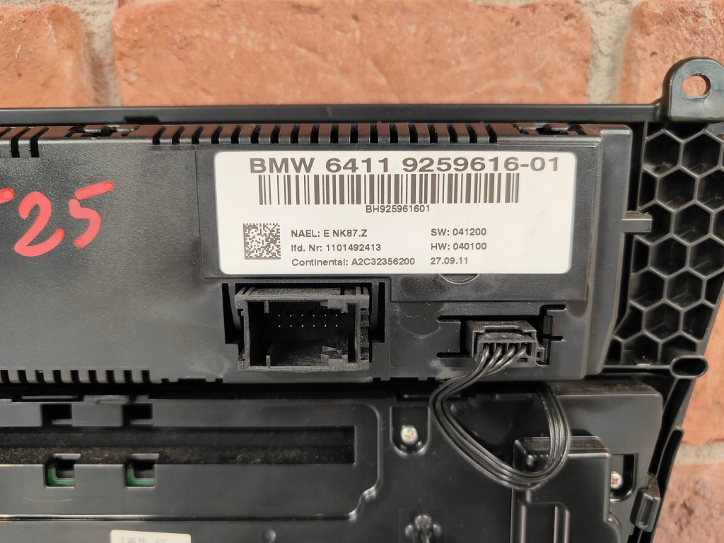 фото №9, Bmw f25 x3 f26 x4 панель керування кондиціонера радіо 9259616 9208591