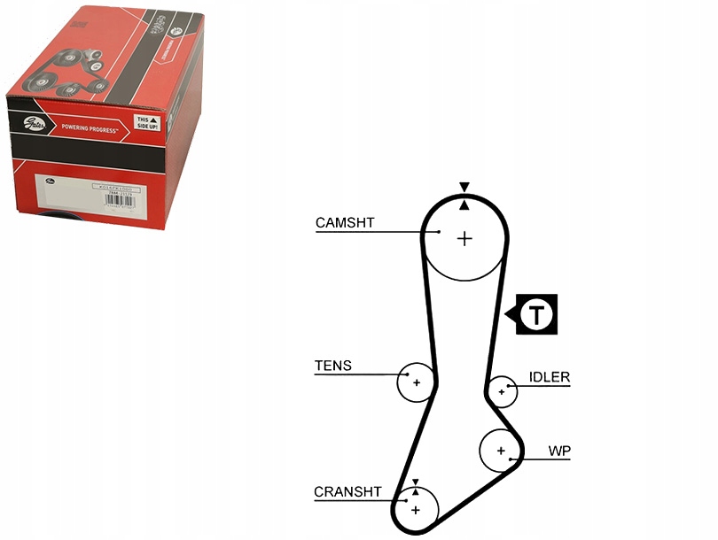 фото №1, Ремень распределительного вала kia sportage mazda 626 iii 929 ii 9