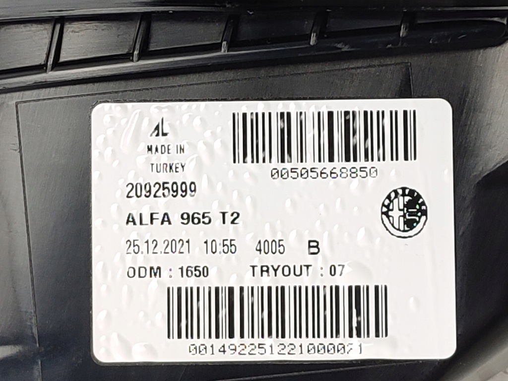 фото №10, Лампа задняя накладка крышки багажника молдинг led задняя alfa romeo tonale 22- eu