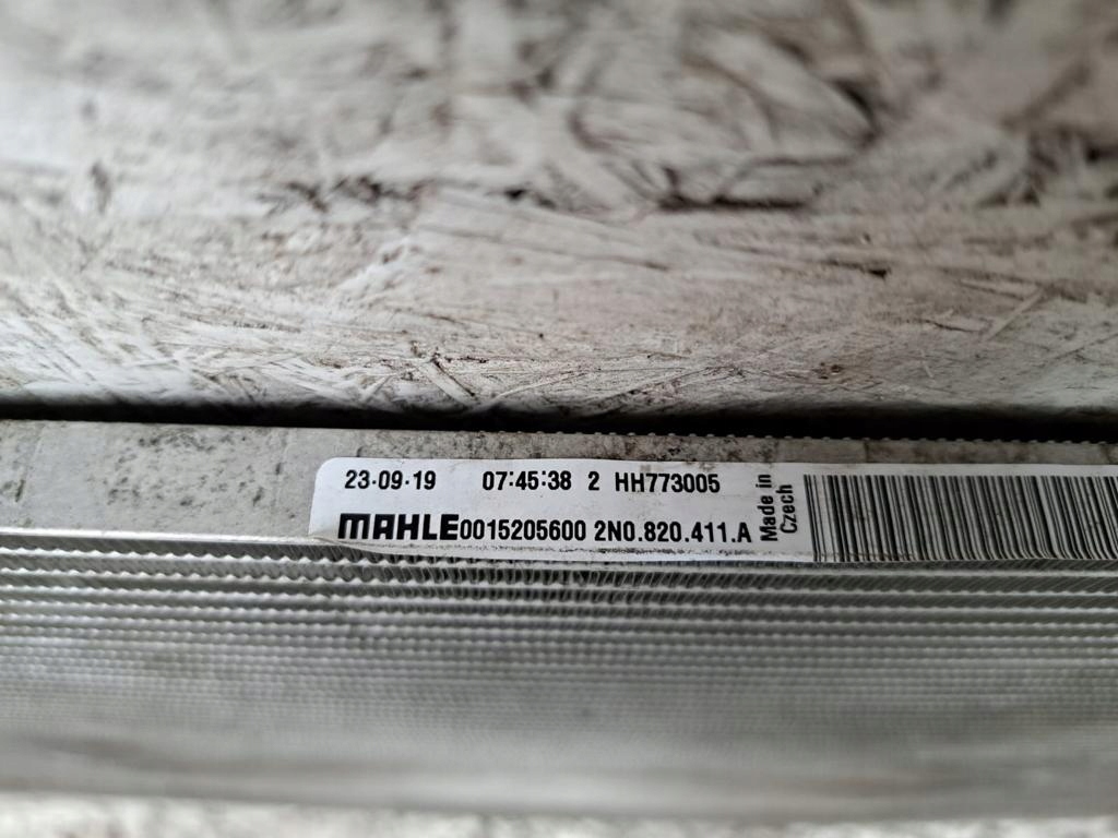 фото №11, Vw crafter 2 man tge 2n0121253c pas передний радиатор комплект