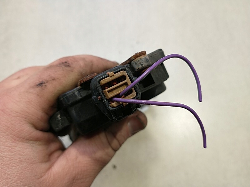 фото №4, Замок двері правий задня 2 pin galant viii 2.0