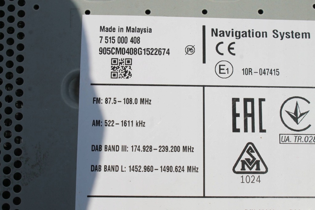 Радіо навігація gps з код 39920-54pa6 suzuki vitara 2 3 15- Ціна