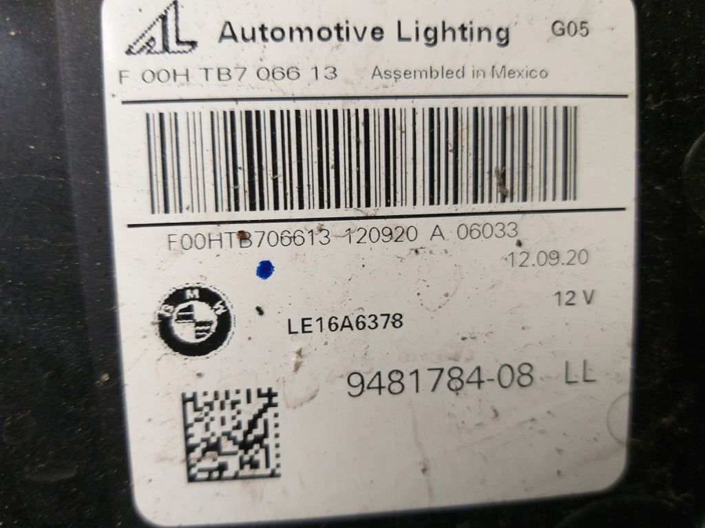 фото №6, Лампа права правий перед bmw x5 g05 led 9481784
