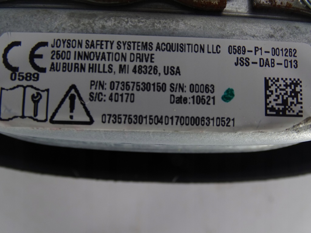 фото №5, Подушка повітряна air bag jeep cherokee wl