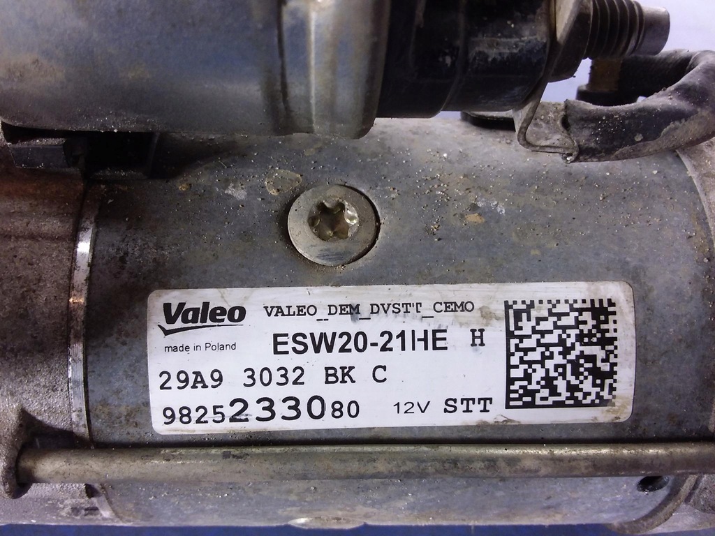 фото №4, Peugeot 308 ii t9 1.5 hdi стартер 9825233080