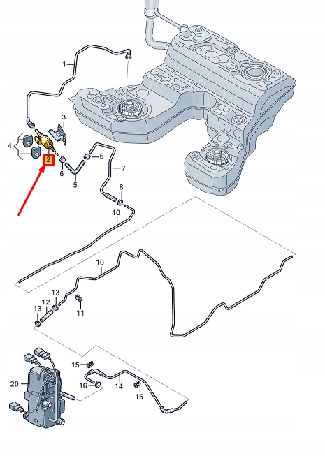 фото №1, Audi a8 d5 fuel дозуючий насос 4m0963303c