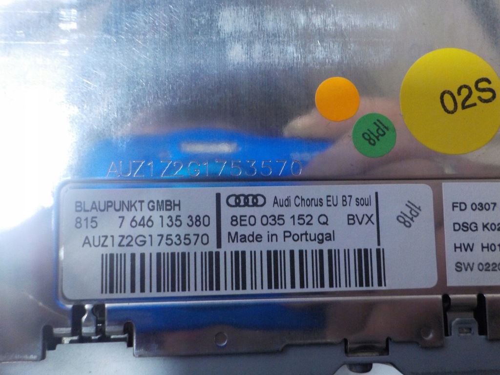 фото №7, Audi a4 b7 2.0 tdi 2007r радіо заводський 8e0035152q