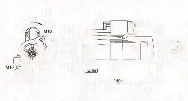 Купити Стартер 063721221010 magneti marelli mitsubishi