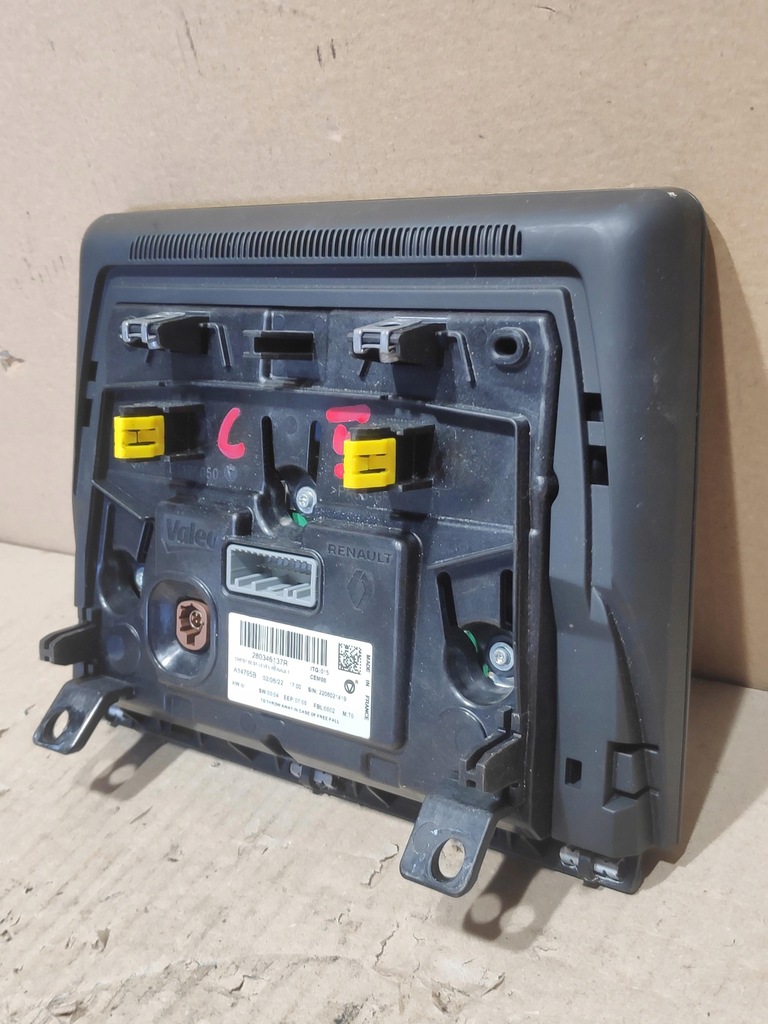 фото №6, Екран дисплей радіо навігації lcd renault clio v 280346137r