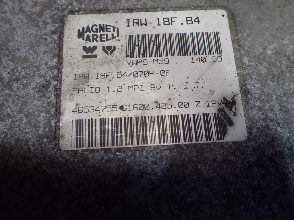 фото №4, Fiat siena i 1.4 69km бортовий комп'ютер двигуна 46534755