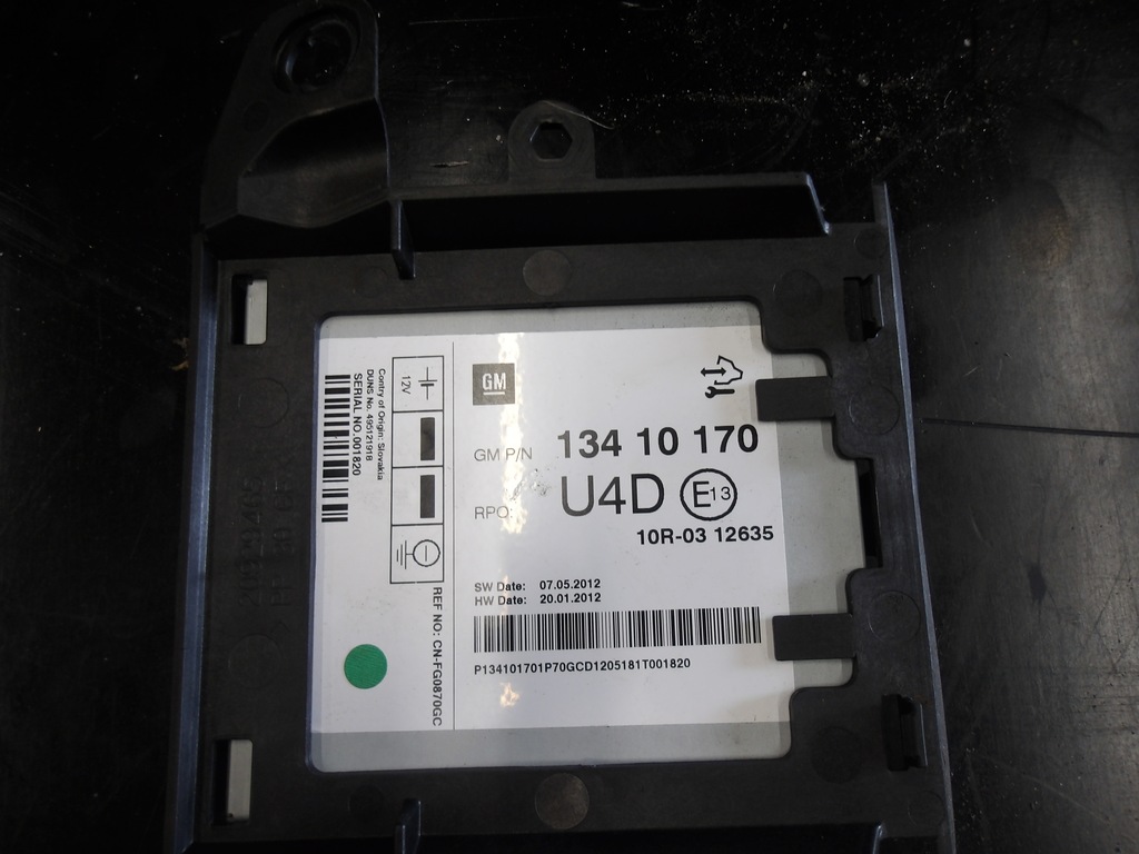 фото №1, Модуль блок керування радіо opel ampera