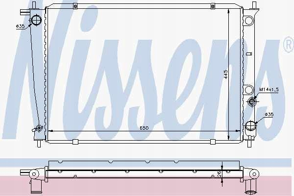 фото №13, Радиатор двигателя hyundai h-1 h-1 / starex h-1 car