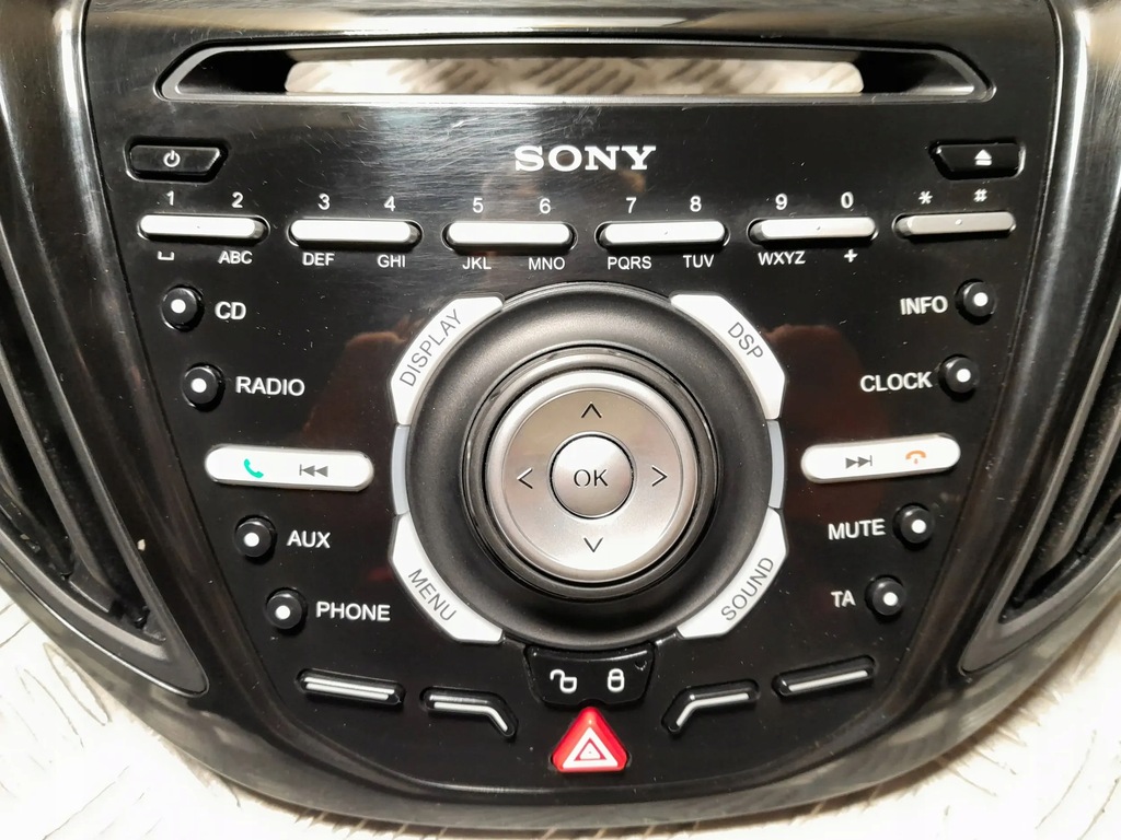 фото №10, Ford b-max радио sony панель средний консоли воздуховоды av1t18k811-bb