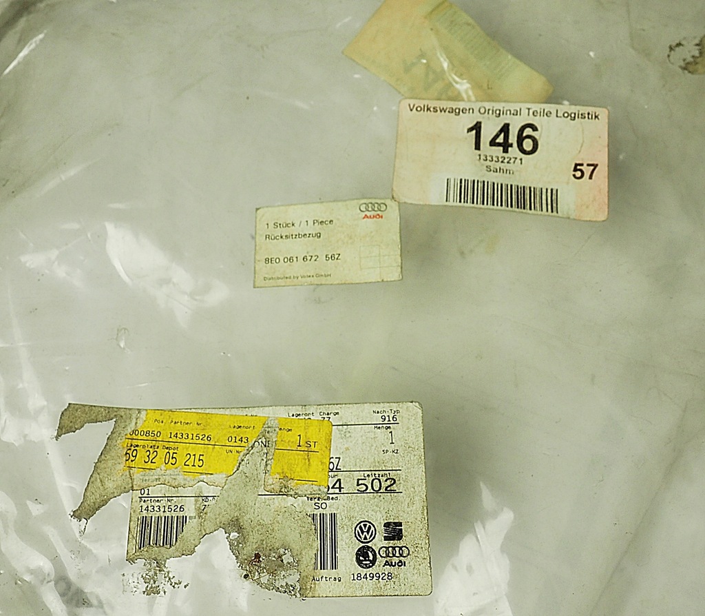 фото №16, Audi a4 b6 b7 обивка сиденье 8e006167256z nowa